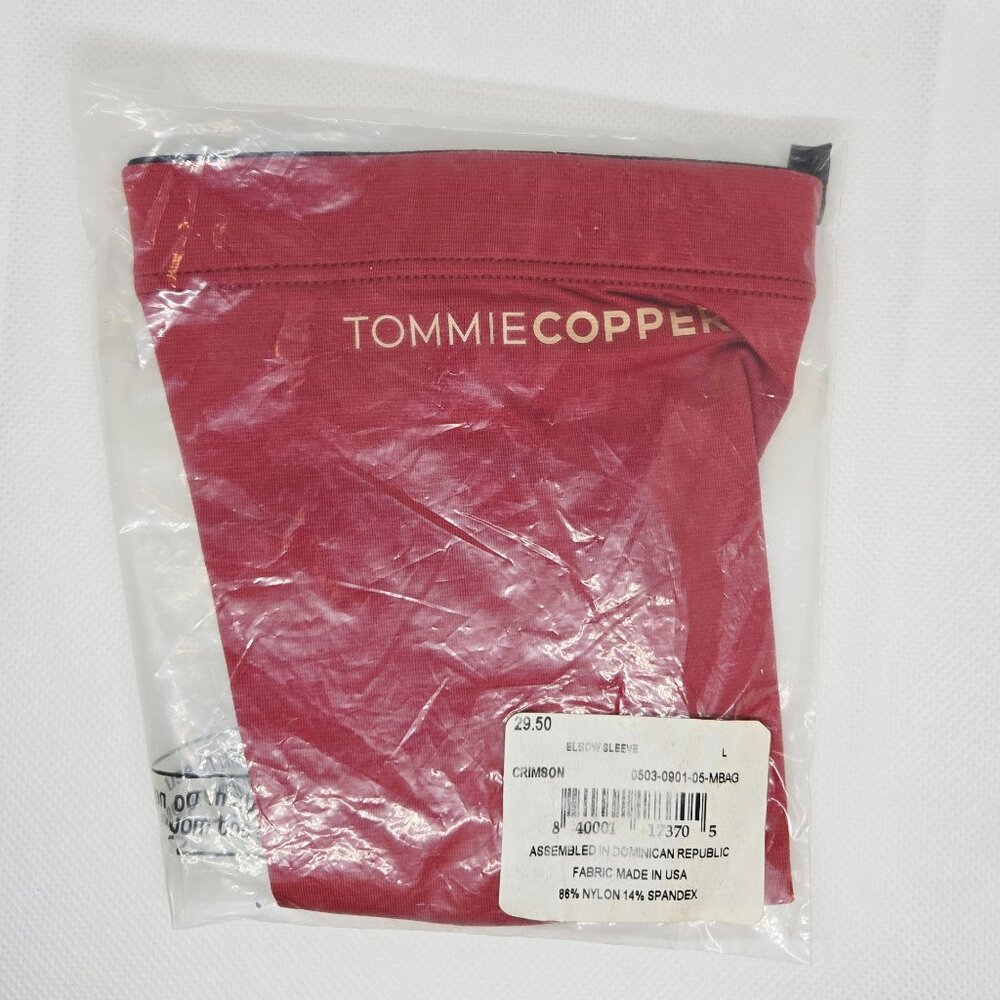 Tommie Copper Crimson Unisex Elbow Sleeve Size L NWT $29.50, Workout/Exercise